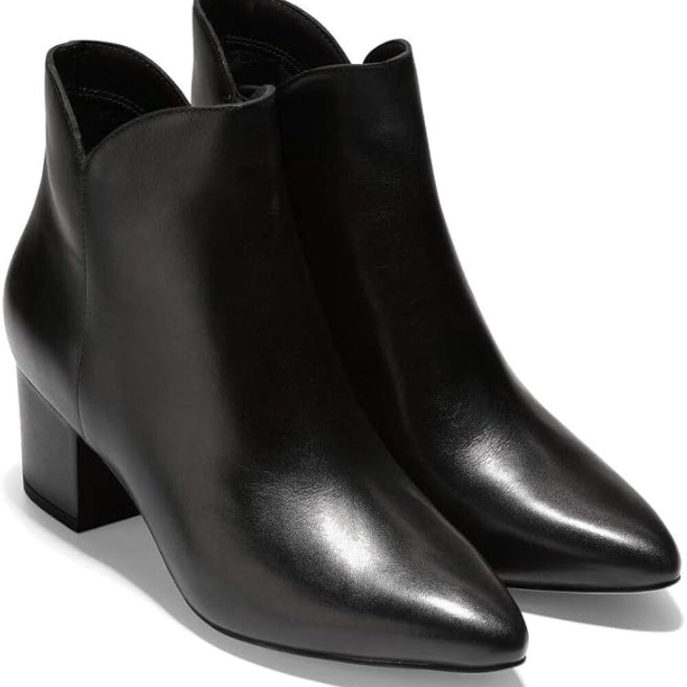 NWT New in Box black Cole Hannan Women's Elyse Bootie size 10 leather